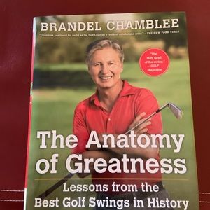 Book, Golf, The Anatomy of Greatness by Brandel Chamblee